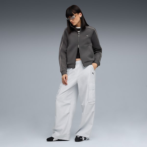 T7 Track Jacket Women, Dusky Gray, extralarge