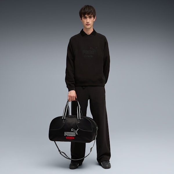 KING Men's Cotton Crew Sweatshirt, PUMA Black, extralarge-IND