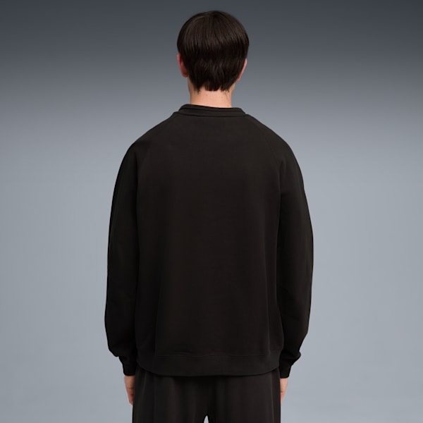 KING Men's Cotton Crew Sweatshirt, PUMA Black, extralarge-IND