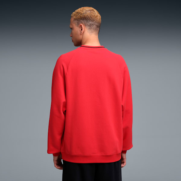 KING Men's Cotton Crew Sweatshirt, For All Time Red, extralarge-IND