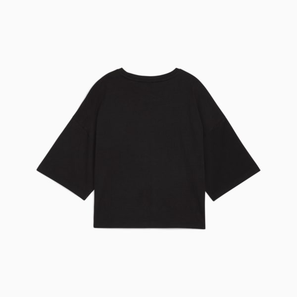 Payera oversize LEO LUXE para mujer, PUMA Black, extralarge