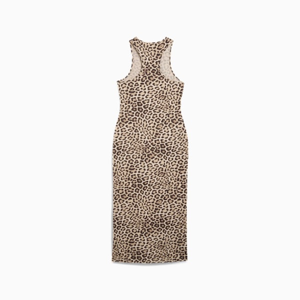 Vestido estampado LEO LUXE para mujer, Alpine Snow-Ice Coffee, extralarge