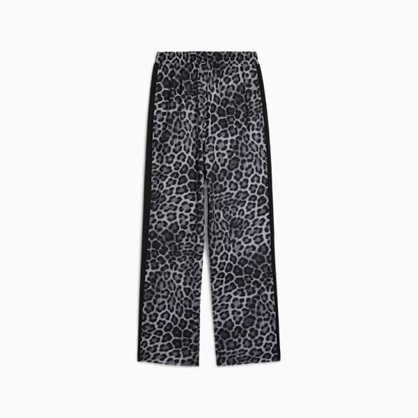T7 LEO LUXE All-Over Print Straight Pants Women, PUMA Black, extralarge