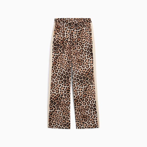Pants recto con estampado integral para mujer T7 LEO LUXE, Alpine Snow, extralarge