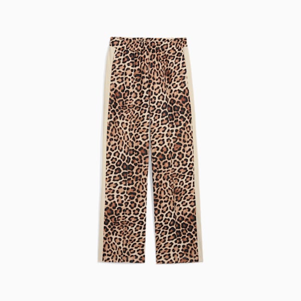 Pants recto con estampado integral para mujer T7 LEO LUXE, Alpine Snow, extralarge