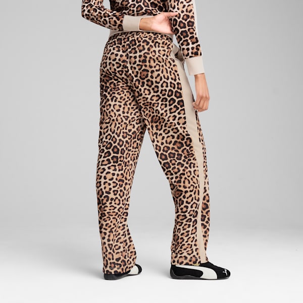 Pants recto con estampado integral para mujer T7 LEO LUXE, Alpine Snow, extralarge