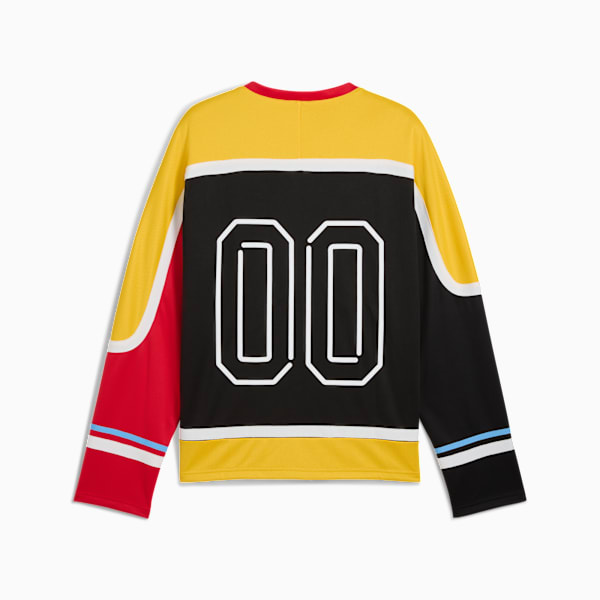 Scoot Lab Hockey Jersey Men, PUMA Black-Yellow Sizzle-For All Time Red, extralarge