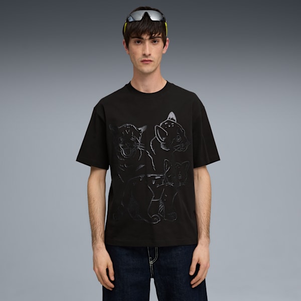 GRAPHIC Tee Men, PUMA Black, extralarge