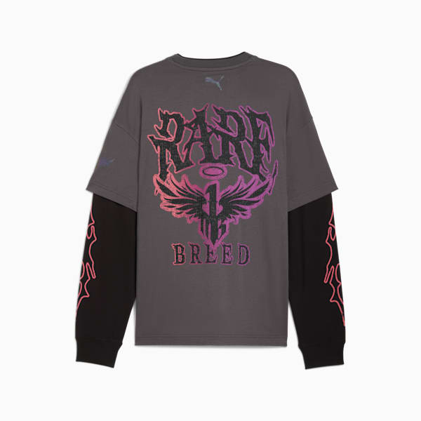 Melo World Tournament LS Tee Men, Dusky Gray, extralarge