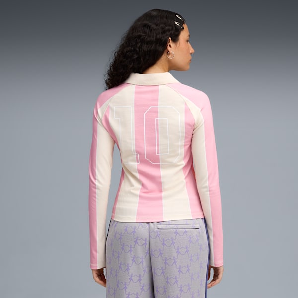 PUMA x KIDSUPER Long Sleeve Women's Jersey, Poised Pink-AOP, extralarge-IND