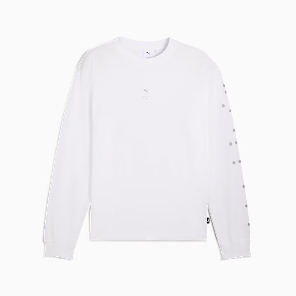 GRAPHIC Long Sleeve Top Men, PUMA White, extralarge