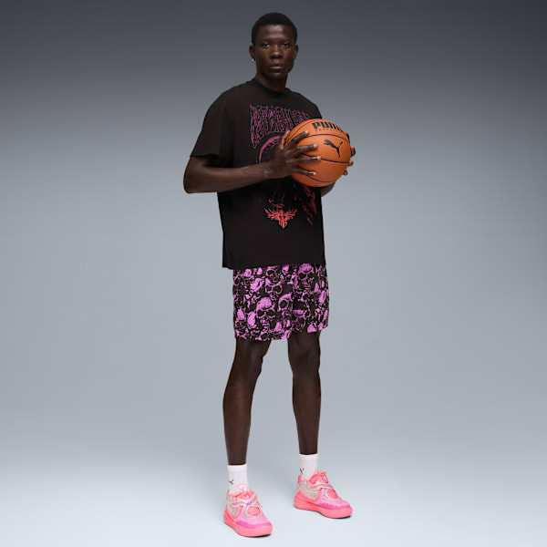 LaMelo Men's World Tour-nament Tee I, PUMA Black, extralarge-IND