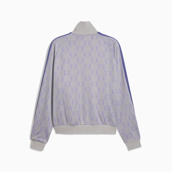 PUMA x KIDSUPER T7 Track Jacket, Gray Echo-AOP, extralarge