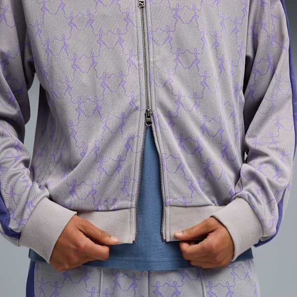PUMA x KIDSUPER T7 Track Jacket, Gray Echo-AOP, extralarge