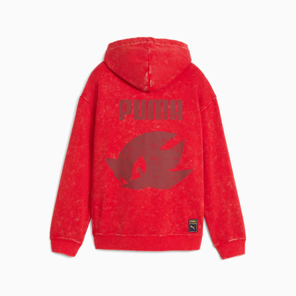 PUMA x SONIC THE HEDGEHOG Big Kids' Graphic Hoodie, For All Time Red, extralarge