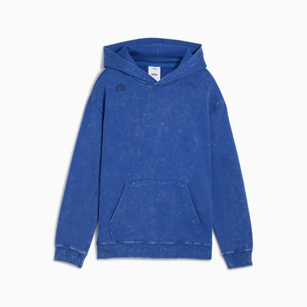 PUMA x SONIC LE HÉRISSON - Chandail à capuchon graphique pour grands enfants, Clyde Royal, extralarge