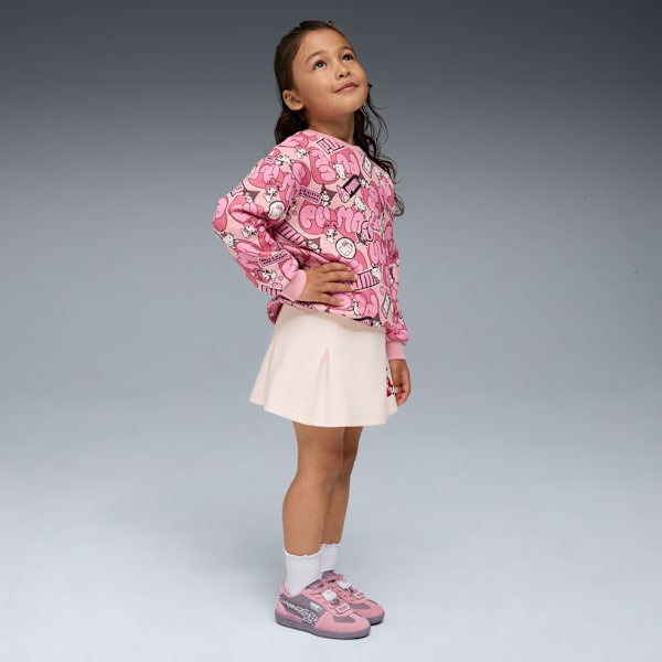 Sudadera estampada PUMA x HELLO KITTY para niñas, Pinkscape, extralarge