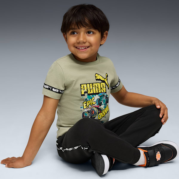 PUMA x HOT WHEELS™ MONSTER TRUCKS Tee Kids, Lux Army, extralarge