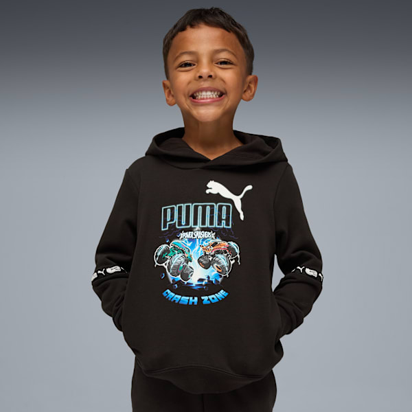 PUMA x HOT WHEELS™ MONSTER TRUCKS Hoodie Kids, PUMA Black, extralarge