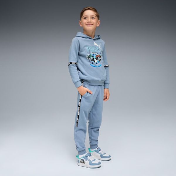 PUMA X HOT WHEELS Boys' Graphic Sweatpants, Cool Blue, extralarge-IND
