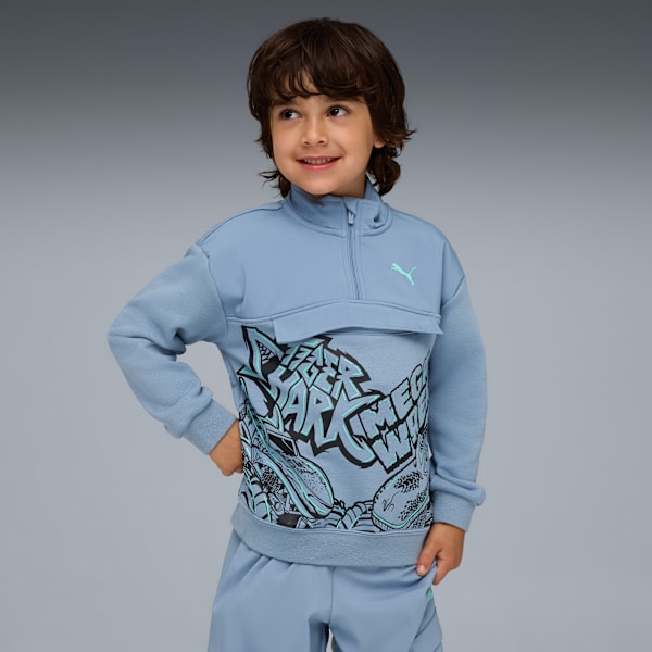 PUMA x HOT WHEELS™ MONSTER TRUCKS Tee Kids, Cool Blue, extralarge