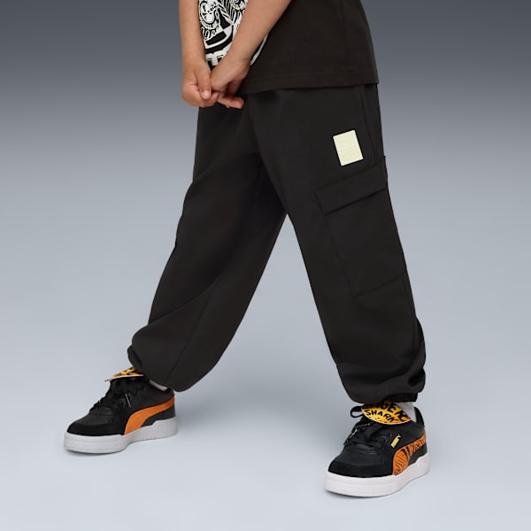 PUMA x HOT WHEELS™ MONSTER TRUCKS Cargo Pants Kids, PUMA Black, extralarge