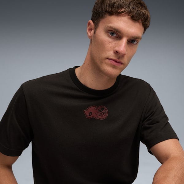 T-shirt graphique hommes PUMA x SONIC LE HÉRISSON, PUMA Black, extralarge