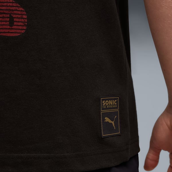 T-shirt graphique hommes PUMA x SONIC LE HÉRISSON, PUMA Black, extralarge