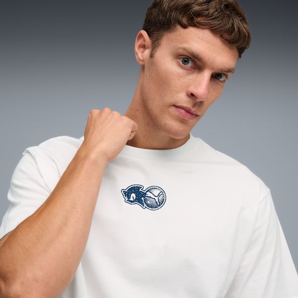 T-shirt graphique hommes PUMA x SONIC LE HÉRISSON, PUMA White, extralarge