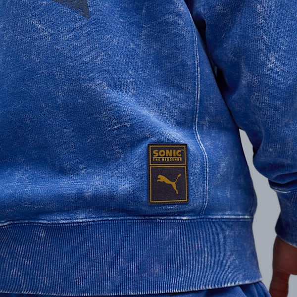 Chandail à capuchon graphique Hommes PUMA x SONIC LE HÉRISSON, Clyde Royal, extralarge