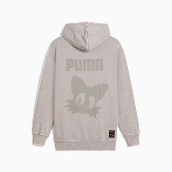 PUMA X SONIC Men's Graphic Hoodie, Smokey Gray, extralarge-IND