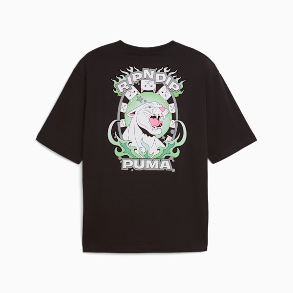 PUMA x RIPNDIP Men's Boxy Tee, PUMA Black, extralarge