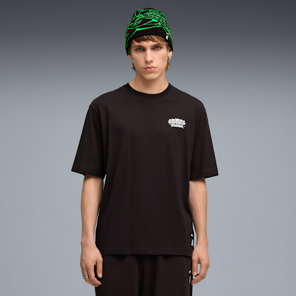 PUMA X RIPNDIP Men's Graphic Boxy Tee, PUMA Black, extralarge-IND
