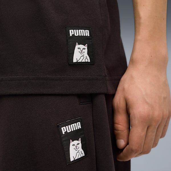 PUMA X RIPNDIP Men's Graphic Boxy Tee, PUMA Black, extralarge-IND