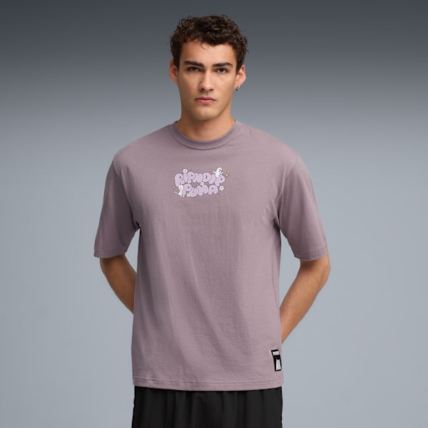 PUMA x RIPNDIP Boxy Tee Men, Plum Jam, extralarge-GBR