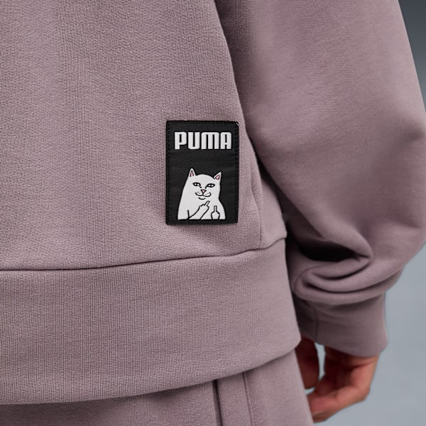 PUMA x RIPNDIP Boxy Tee Hoodie Men, Plum Jam, extralarge-GBR