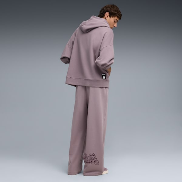PUMA x RIPNDIP Sweatpants Men, Plum Jam, extralarge-GBR
