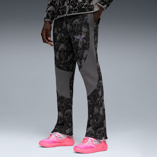 World Tour-nament Dime Pants Men, Dusky Gray-AOP, extralarge