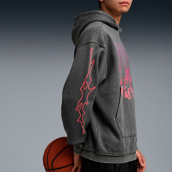 LaMelo World Tournament Men's Basketball Hoodie, Dusky Gray, extralarge-IND