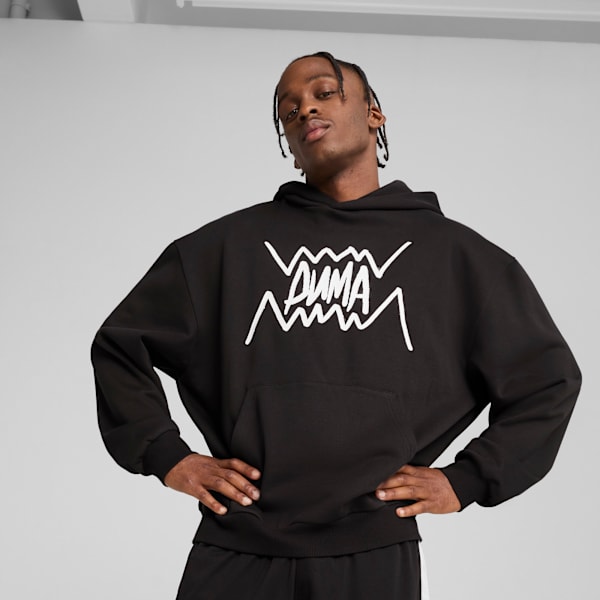 LaMelo World Tour-nament Hoodie Men, Dusky Gray, extralarge-GBR