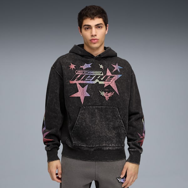 LaMelo Star Vision Hoodie Men, PUMA Black, extralarge-GBR