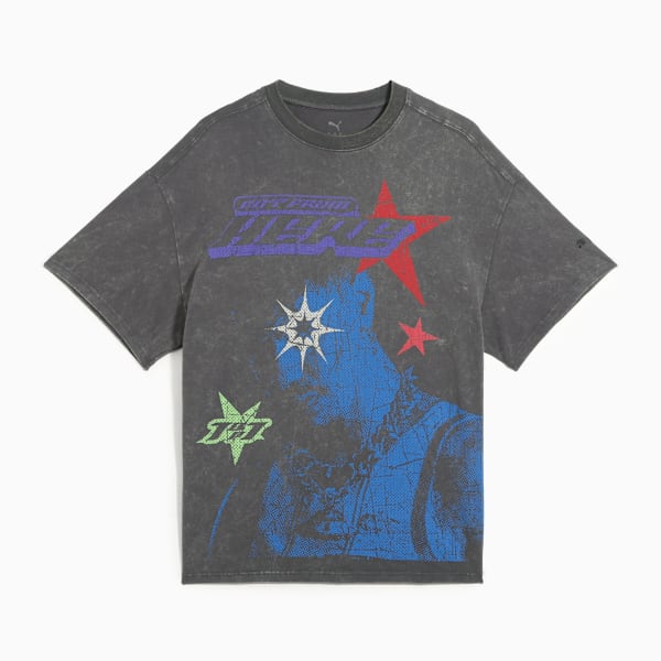 Melo Star Vision Graphic Tee Men, Dusky Gray, extralarge