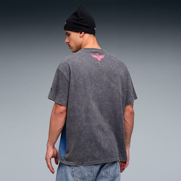 Melo Star Vision Graphic Tee Men, Dusky Gray, extralarge