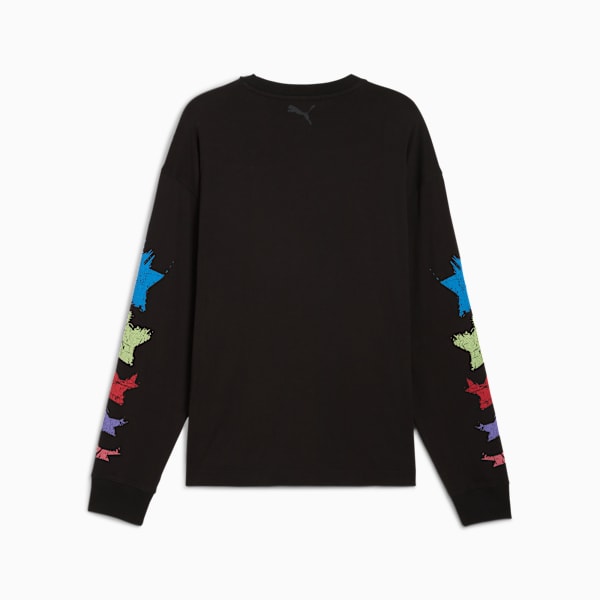 LaMelo Star Vision Long Sleeve Tee Men, PUMA Black, extralarge