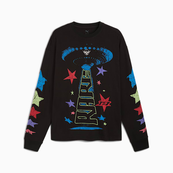 LaMelo Star Vision Long Sleeve Tee Men, PUMA Black, extralarge
