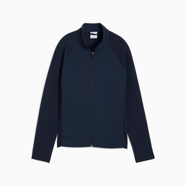 CLOUDSPUN Fleece Hybrid Golf Jacket Women, Deep Navy, extralarge-GBR