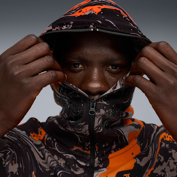 HOOPS x LAFRANCÉ HEEM Era Men's Hoodie, Orange Glo-AOP, extralarge-IND