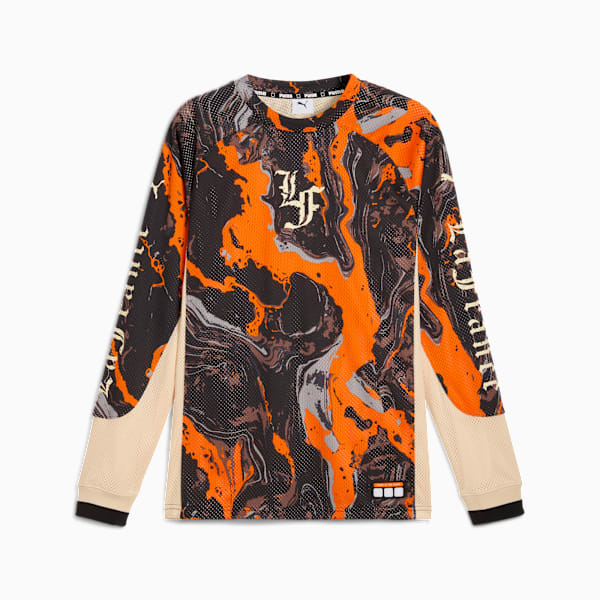 LAFRANCÉ HEEM Moto Jersey Men, Orange Glo-AOP, extralarge