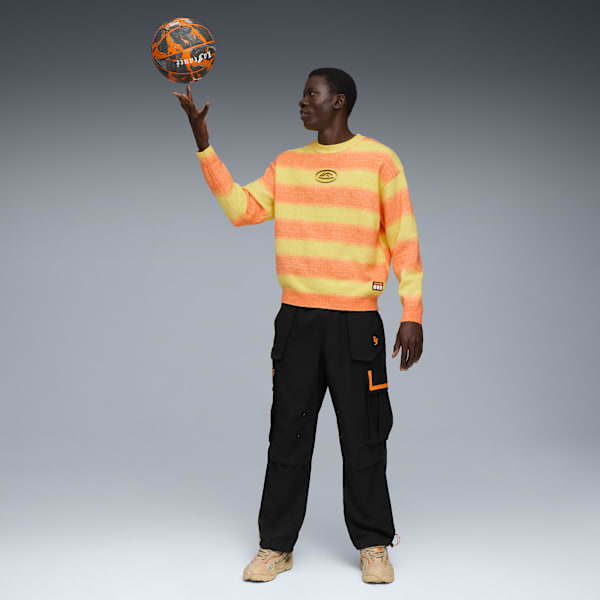 LAFRANCÉ HEEM Knit Sweater Men, Orange Glo, extralarge