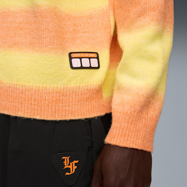 LAFRANCÉ HEEM Knit Sweater Men, Orange Glo, extralarge